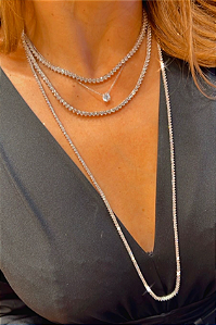 Colar Riviera Semi-joias