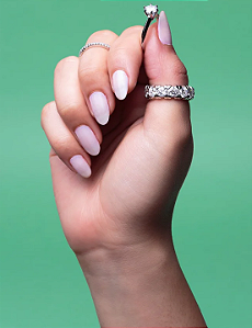 Aliança Russa Moissanite