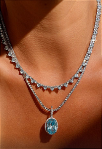 Colar Riviera Coração