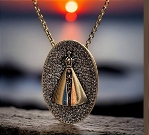 Colar Vintage Nossa Senhora