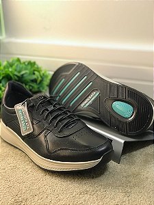 DEMOCRATA SAPATÊNIS DENIM JOURNEY EXTRA SOFT PRETO - Conceito Rouparia