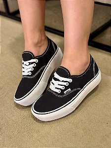 VANS TÊNIS AUTHENTIC PLATFORM PRETO