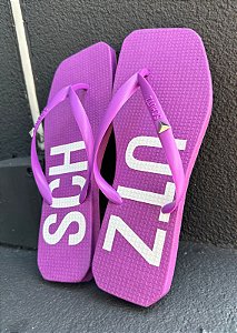 SCHUTZ CHINELO JELLYS SCHUTZ VIOLETA