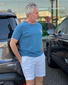 CALVIN KLEIN JEANS BERMUDA DE SARJA CHINO BRANCA