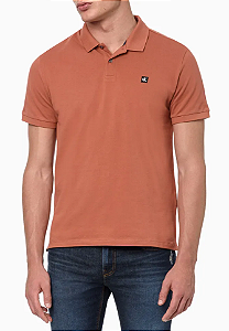 CALVIN KLEIN JEANS POLO MANGA CURTA PREMIUM FERRUGEM