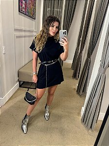 VESTIDO MINI MILA PRETO