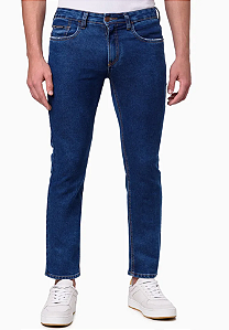 CALVIN KLEIN JEANS CALÇA JEANS SKINNY FILI DUPLO MARINHO