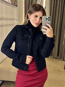 CALVIN KLEIN JEANS JAQUETA COLOR TRUCKER INFINITE BLACK PRETO