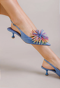 VICENZA SLINGBACK LEXIE AZUL