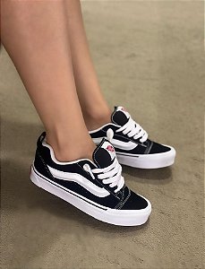 VANS TÊNIS KNU SKOOL BLACK TRUE WHITE