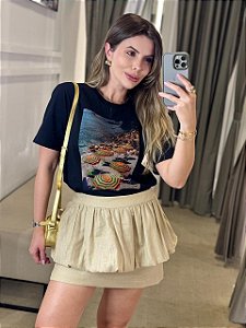 CAMISETA ELBA PRETA
