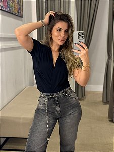 BODY TRANSPASSADO MALHA PRETO
