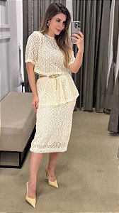 SAIA MIDI LUNA OFF WHITE