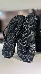CALVIN KLEIN JEANS CHINELO SWIMWEAR LOGO PRETO