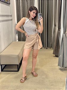 SHORTS-SAIA MALFATTI BEGE