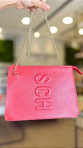 SCHUTZ BOLSA TIRACOLO PEQUENA VERMELHA