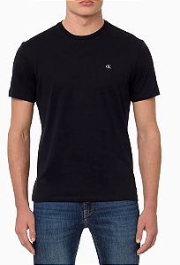 CALVIN KLEIN JEANS CAMISETA PIMA CKJ PRETA