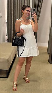 VESTIDO CURTO PASSIONE OFF WHITE