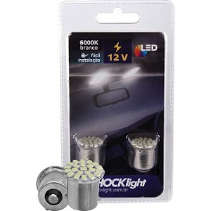 Par de Lâmpada LED 1 Polo Shocklight SMD-1206