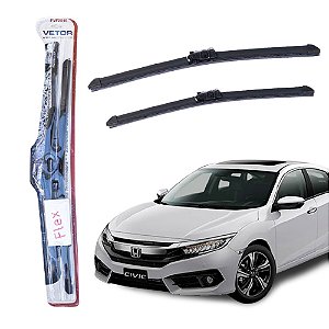 Palheta Parabrisa Especifica Flex Honda Civic 2017 a 2023