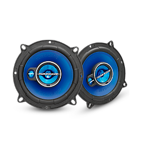 Par Alto Falante Hurricane Triaxial 5" 50w Rms Embalagem Industrial