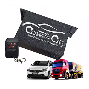 Kit Barra Limpa Jogo De Luzes Pisca Alerta Farol Alternado 12/24v