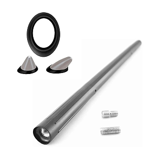 Haste 20cm Antena Automotiva + Borracha De Vedação Traseira Astra Sedan Celta Corsa Vectra Zafira Fox Gol Polo Golf Dianteira Agile Montana Meriva Prisma