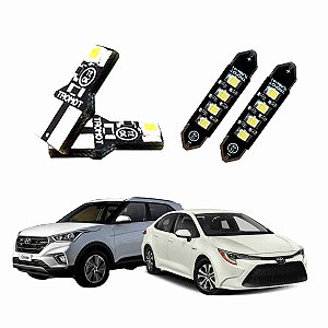 Kit Lampadas Led Hyundai Creta 2020 Toyota Corolla Xei 2017 TKL-HYND1