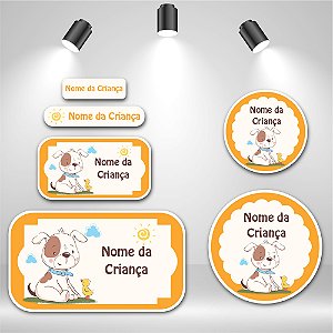 Kit de Etiquetas Escolares – Amigos