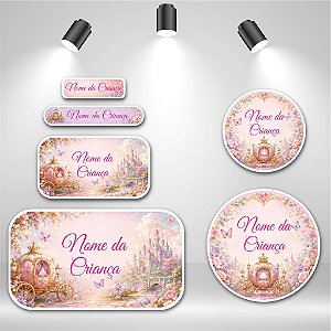 Kit de Etiquetas Escolares – Conto de Fadas