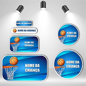 Kit de Etiquetas Escolares – Basquete 2