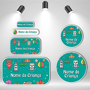 Kit de Etiquetas Escolares – Brinquedos