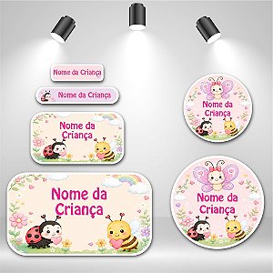 Kit de Etiquetas Escolares – Bichinhos Fofinhos