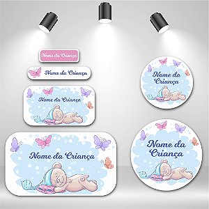 Kit de Etiquetas Escolares – Dorminhoco