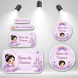 Kit de Etiquetas Escolares – Reino Lavanda
