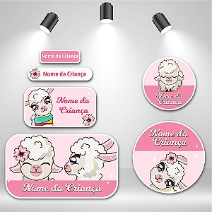 Kit de Etiquetas Escolares – Lhama