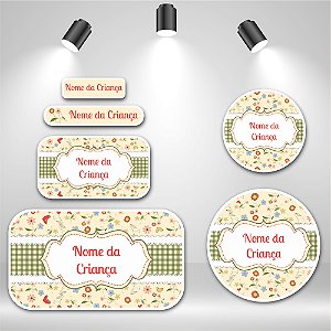 Kit de Etiquetas Escolares – Primavera