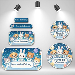 Kit de Etiquetas Escolares – Astro Pets