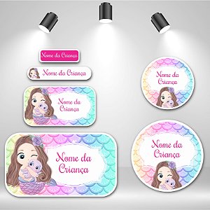 Kit Escolar Sereia 4