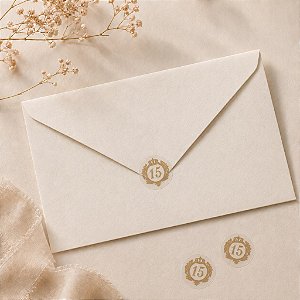 Mini Lacre Dourado 15 Anos para Debutante