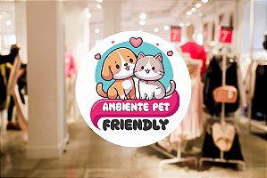 Adesivo Pet Friendly 06