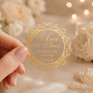 Adesivo Metalizado Coleção Monogramas Premium
