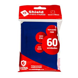 Central Shield - Azul Mini Matte 62X89 (60 Sleeves)