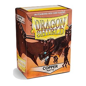 Dragon Shield Matte - Copper - Standard Size 88x63 (100 Shields)