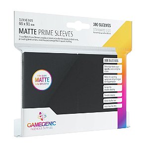 Gamegenic - Matte Prime Preto - (100 Sleeves)
