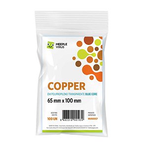 Meeple Virus - Copper Blue Core - 65x100 (100 Sleeves)