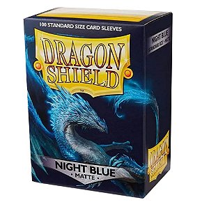 Dragon Shield Matte - Night Blue - Standard Size 88x63 (100 Shields)