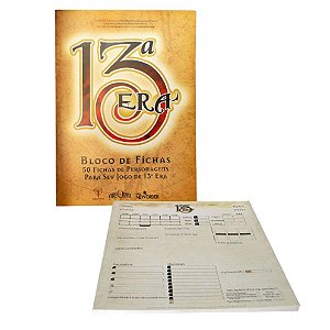 13ª Era - Bloco de Fichas