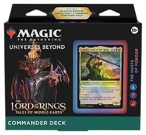 The Lord of the Rings, Tales of Middle-Earth - Commander Deck - The Hosts of Mordor - Magic The Gathering