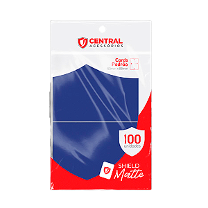 Central Shield – Matte: Azul Marinho